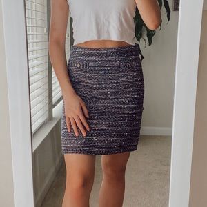 LOFT MULTICOLORED SKIRT
